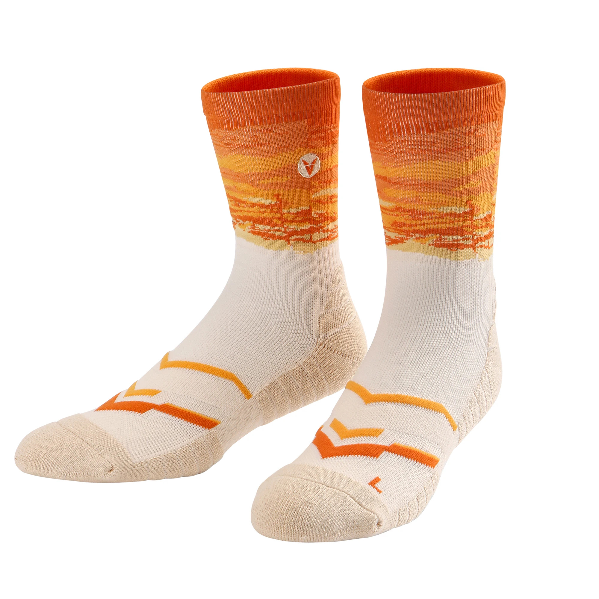 Women Sport Socks with Beach Tree Design