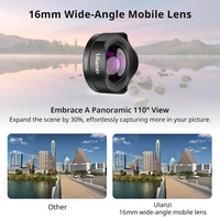 Ulanzi Universal Mobile Lens 75mm Macro/8mm Fisheye/16mm Wide-Angle/60mm Telephoto Phone Lens for Photography Videography - Image 6