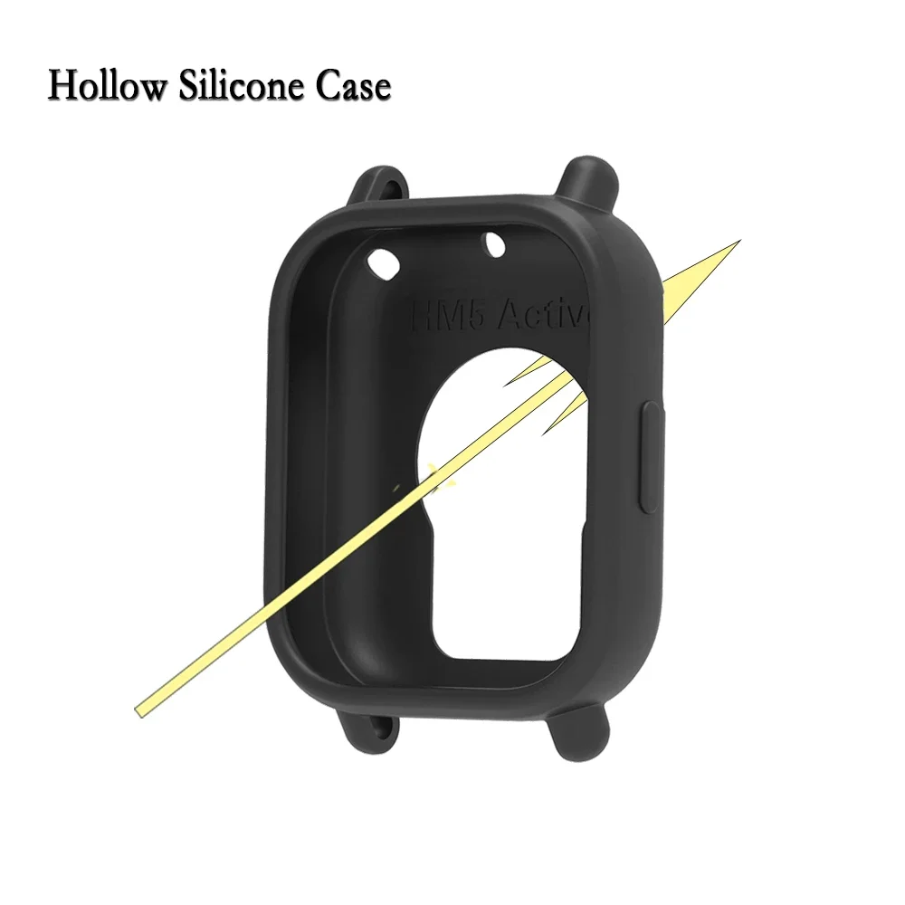 High-Quality Silicone Watch Case – Soft, Scratch-Resistant Protective Shell Bumper