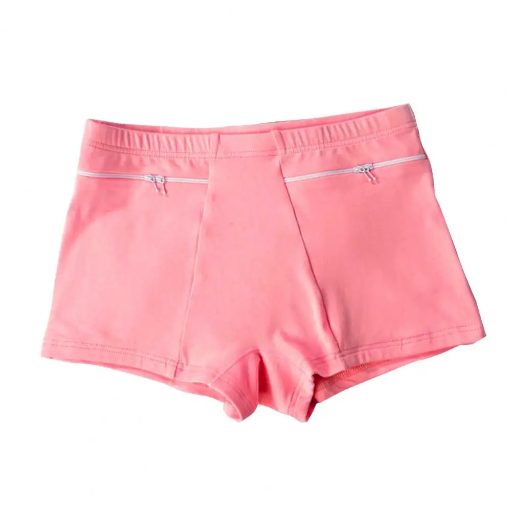 Women Safety Anti-theft Pants Soft Shorts Cotton Boxer Summer Under Skirt Shorts Pockets Femme Underwears