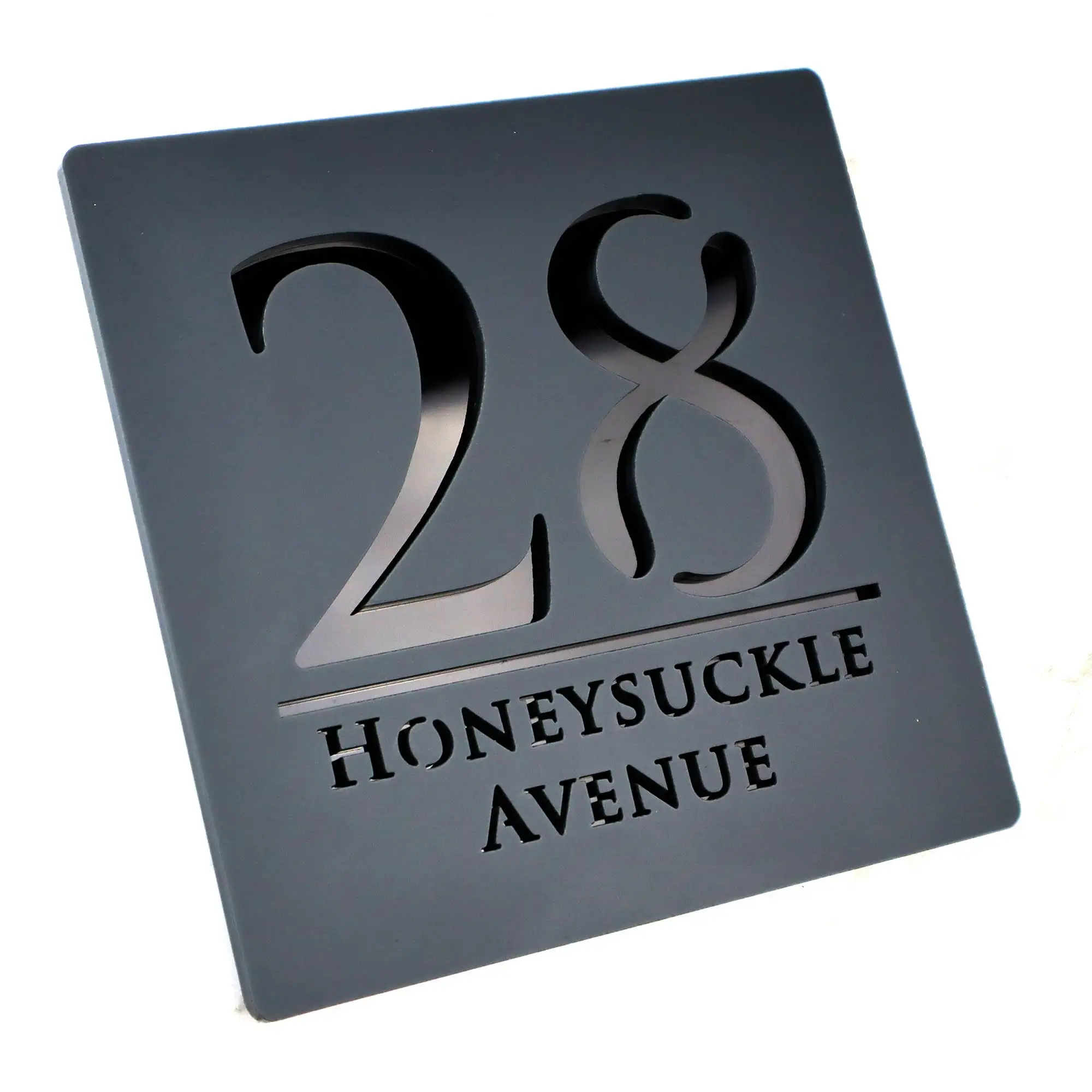 Personalized Laser Cut Acrylic House Floating Sign house number signs door signs house numbers house wall plaques number plate 3D Number Plaques Outdoor Name Home Decor Plates