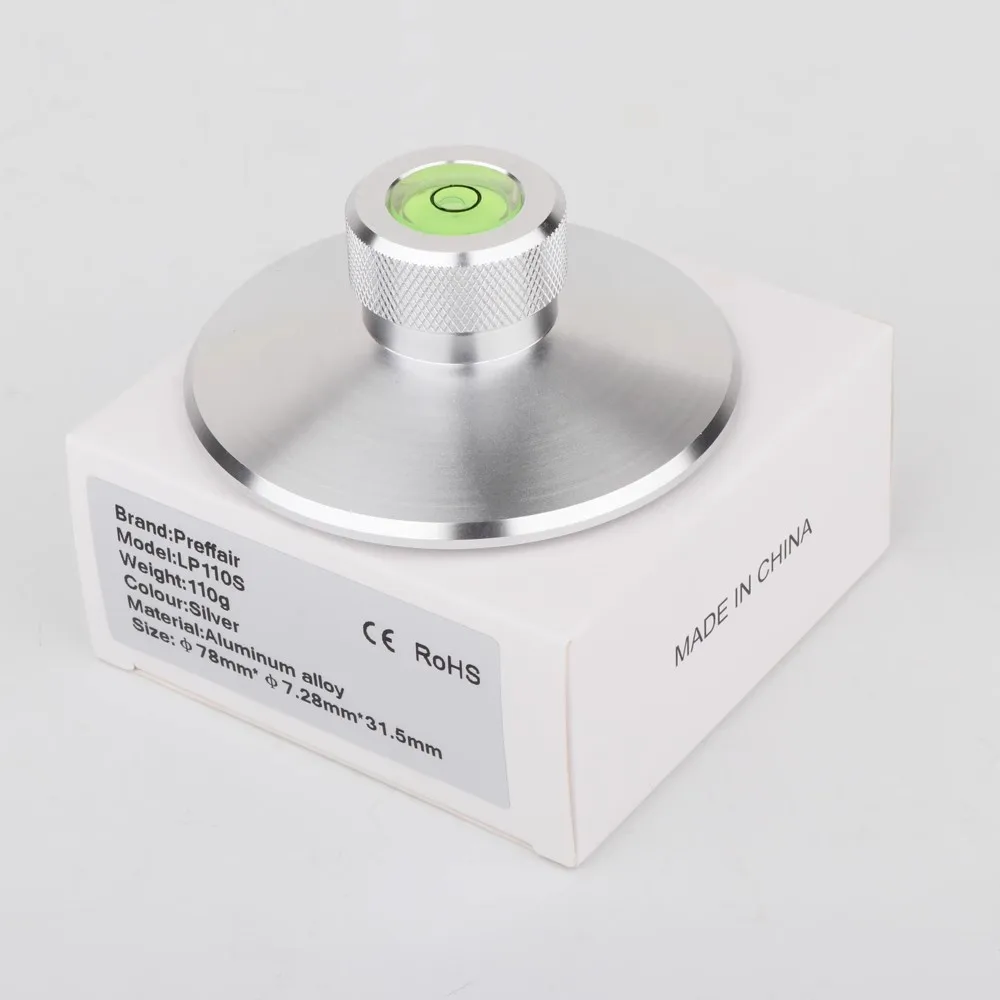 Stabilizzatore Per Giradischi In Alluminio 120g – Riduce Vibrazioni E Migliora Il Suono