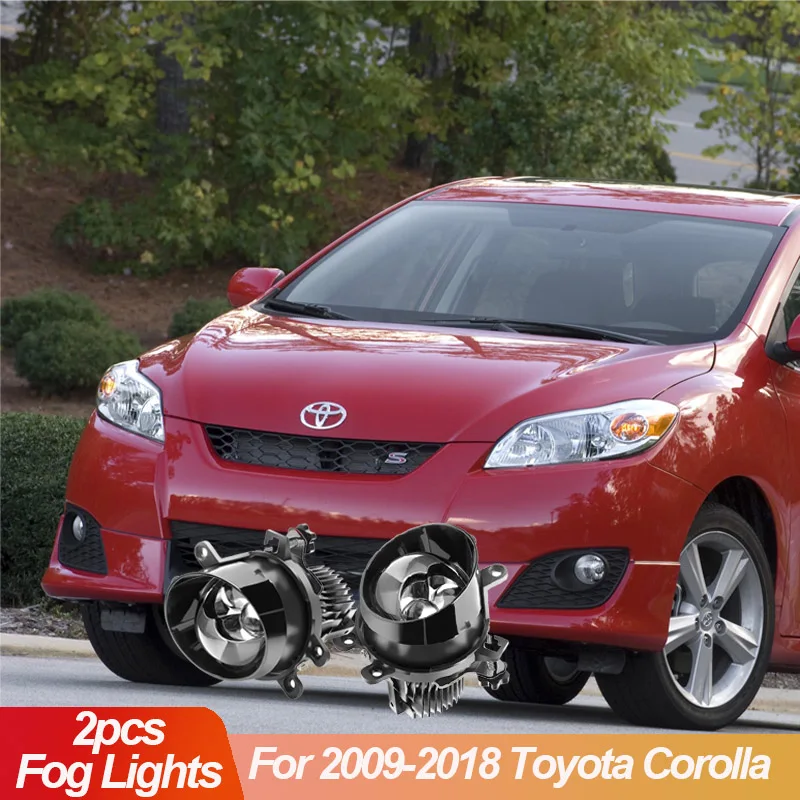 3 인치 Bi-led 안개등 프로젝터 렌즈 2 개 Hyperboloid PTF Hi-Lo Spotlight 4000LM For 2009-2012 Toyota Matrix
