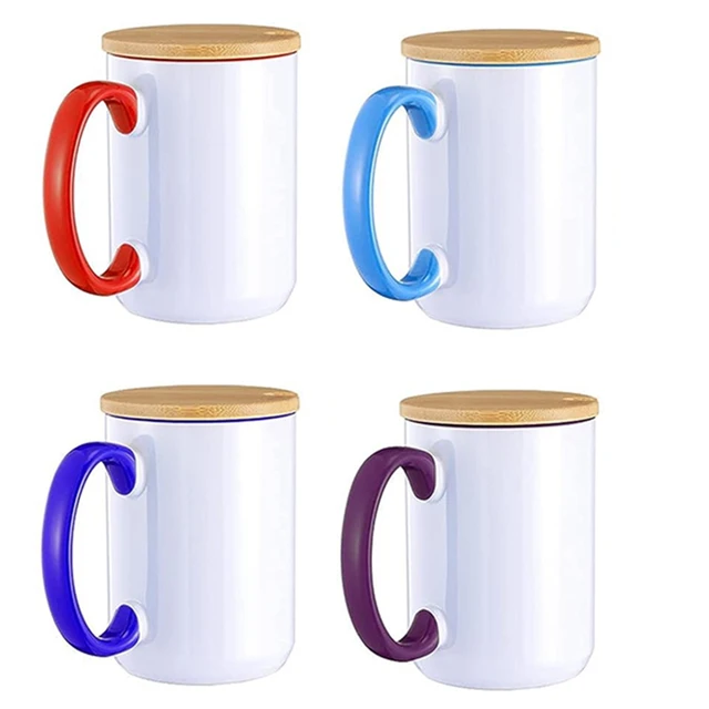 4Pack Sublimation Mugs Set Of 11 Oz Sublimation Coffee Mugs,Coffee Cup With  Lid Sublimation Mugs - AliExpress