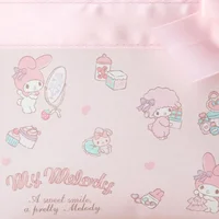 Sanrio new bow cinnamoroll My Melody PU makeup bag girl pencil case women cosmetic bag fashion storage bag Clutch bag 19x1x14cm 3