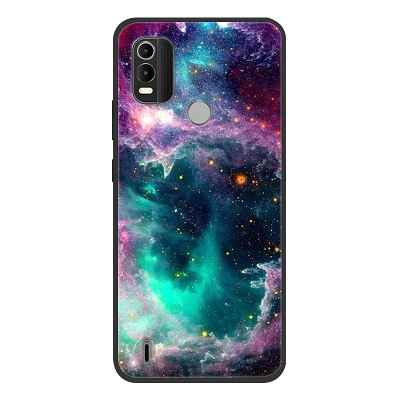 Nokia C21 Plus Black Silicone Soft Phone Case Cover