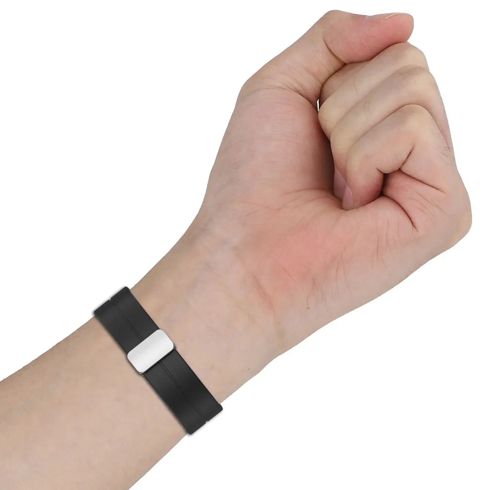 Magnetic Folding Buckle Silicone Band - Universal Fit, 20-22mm Strap