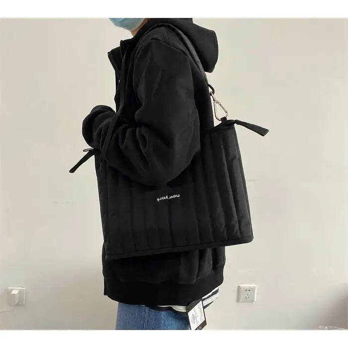 Listras Casuais Bolsa Versátil 14 Polegada Notebook Bolsa para Macbook ar 13.3 Case Espaço Bolsa de Algodão Lenovo Dell Huawei Portátil - Imagem 3
