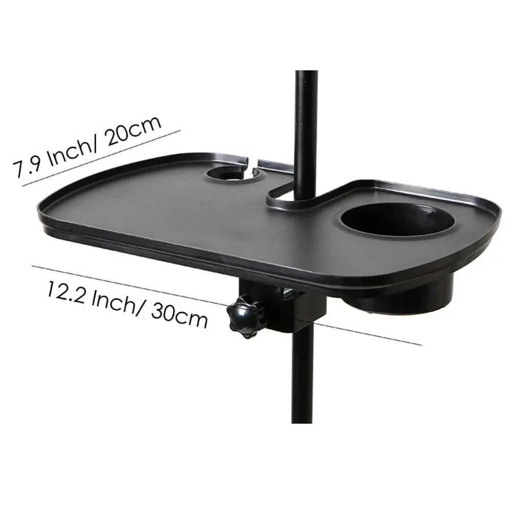 조절 가능한 클램프형 마이크 스탠드 트레이 프리미엄 PP 라이브 스트리밍 선반 사운드 카드 홀더 마이크 액세서리 정리대 컵 마운트