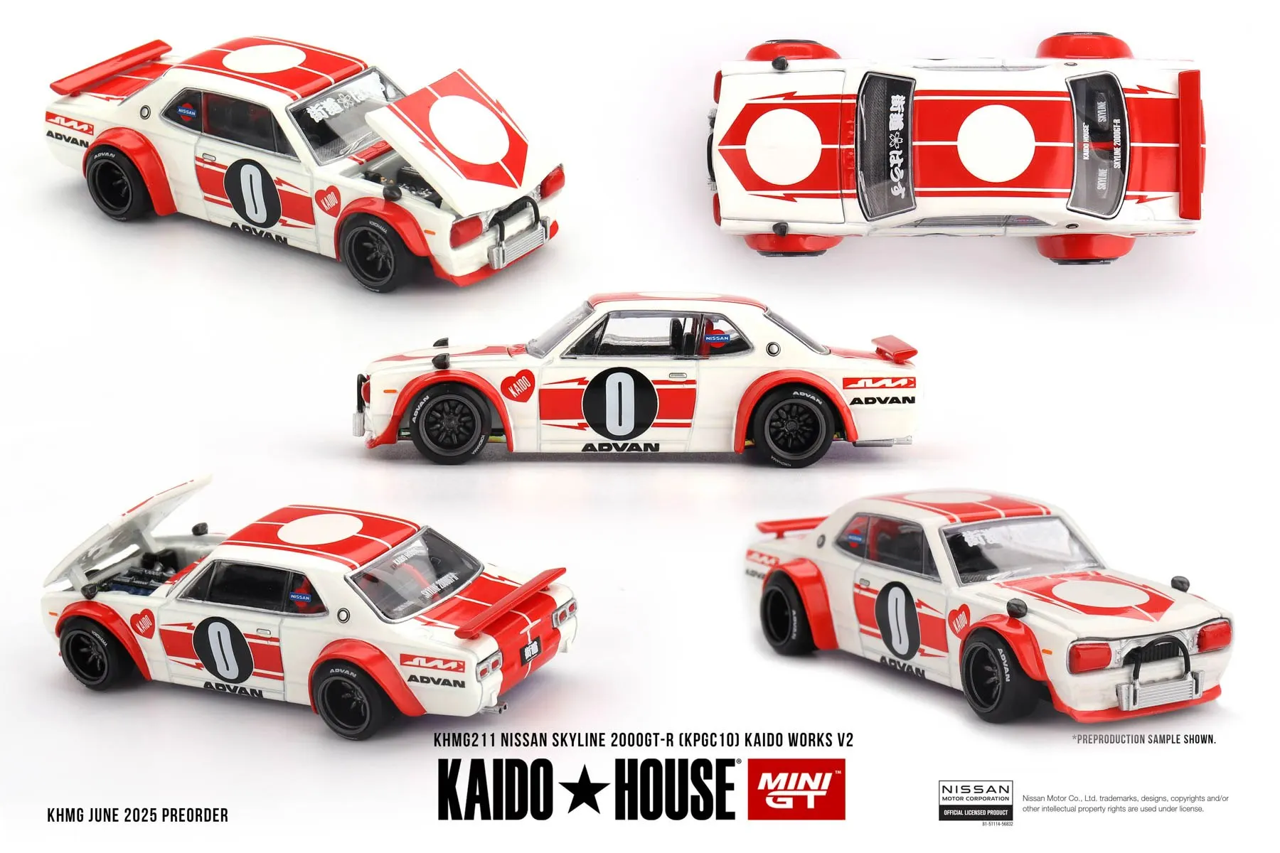 Kaido House + MINIGT Nissan Skyline GT-R (R34) Kaido Works V1