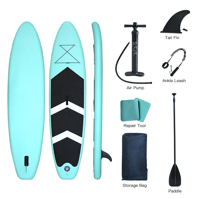 Snario Prancha de stand up paddle inflável antiderrapante SUP para todos os  níveis de habilidade Prancha de surf com bomba de ar bolsa de transporte  trela barco em pé para jovens e