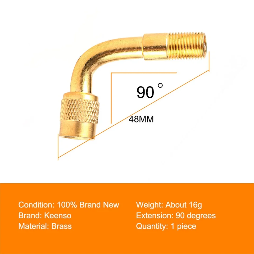 Adattatore Valvola Gomma 90° In Ottone - Per Gonfiare Pneumatici Moto E Auto Con Facilità - Foto 9