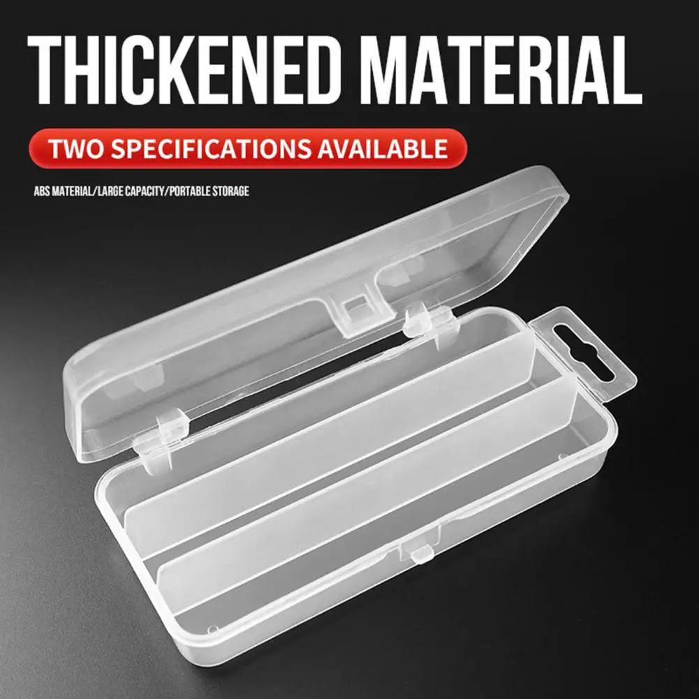 

Fishing Gear Organizer Portable Fishing Lure Box with 3 Compartments Organizer Case for Soft Hard Bait Multifunction Angling
