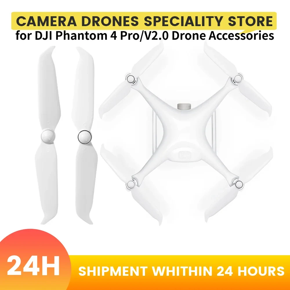 4개 9455S 저소음 프로펠러(프로펠러 베이스 포함) DJI 팬텀 4 Pro/V2.0 드론 액세서리용 퀵 릴리스 프로펠러 블레이드