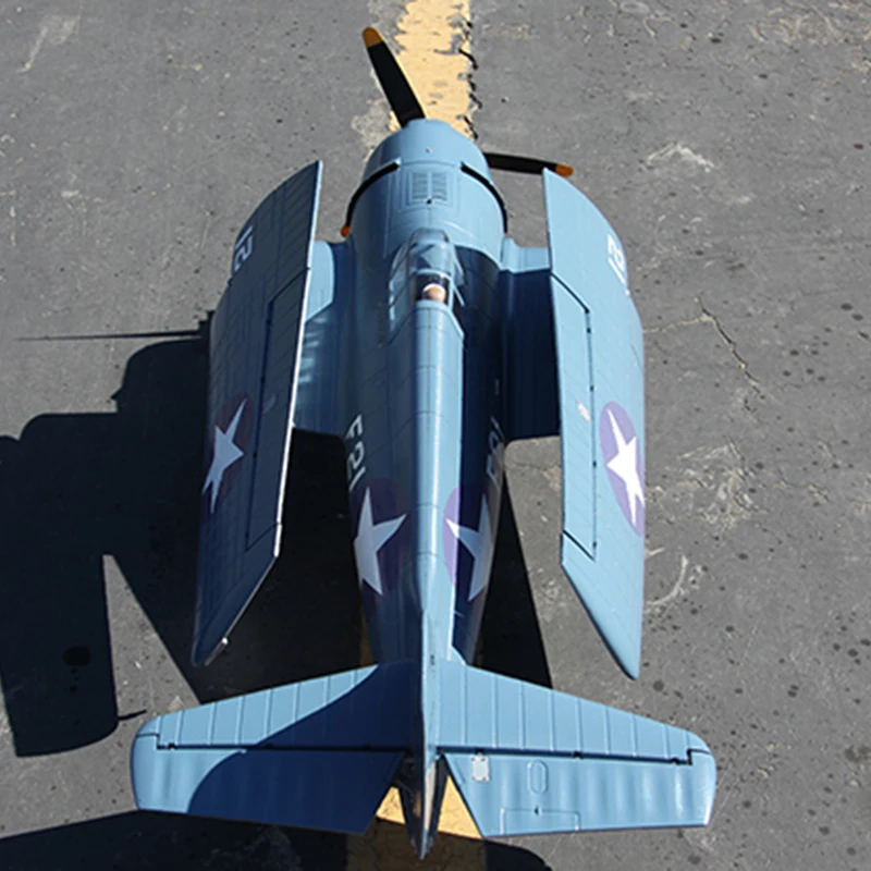 LX/Lanxiang/Sky Flight Hobby F4F Blue Wildcat Remote Controlled Airplane ARF/PNP 5