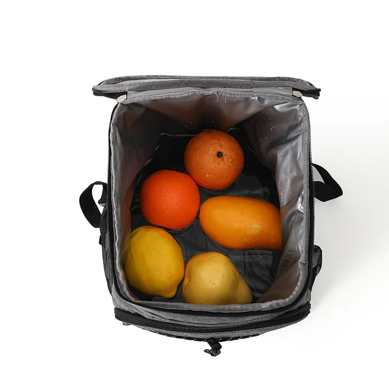 23L Outdoor Storage Bag Camping Picnic Travel Oxford Cloth Large Capacity Bag Backpack Camping Accessories