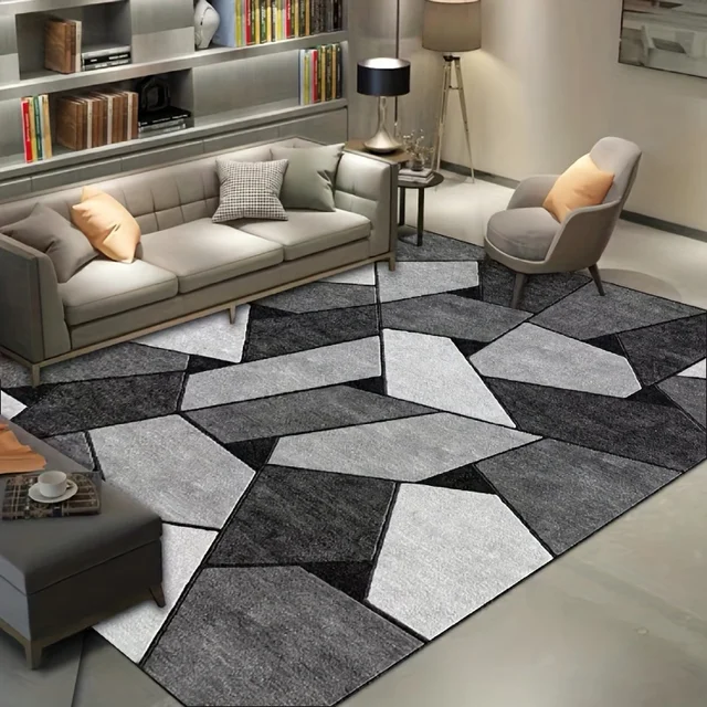 Modern Geometric Carpet for Living Room Decor Sofa Table Large Area Rugs Bedroom Bedside Foot Pad Hallway Balcony Floor Mat
