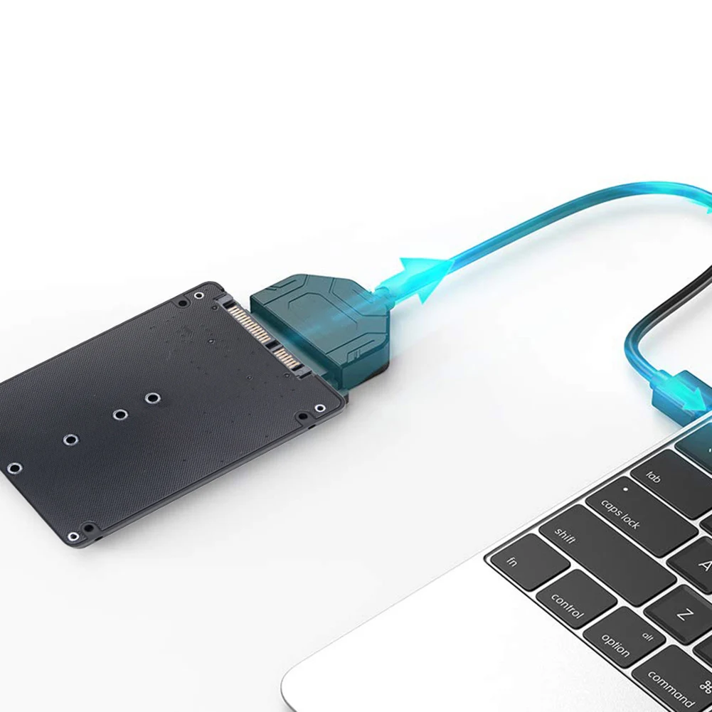 SATA3.0 6Gbps M.2 NGFF SSD To SATA3 Adapter Card M2 NGFF SSD To SATA3.0 External Hard Drive Box Hard Disk Adapter Board
