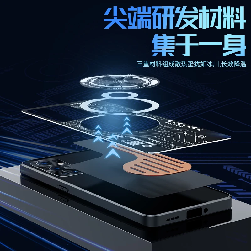 Aluminum Alloy Heat Dissipation Case for Oneplus 10T ACE 9 10 Pro 10R 9R 9RT 5G Case Graphene Cooling Red Copper Metal Cover