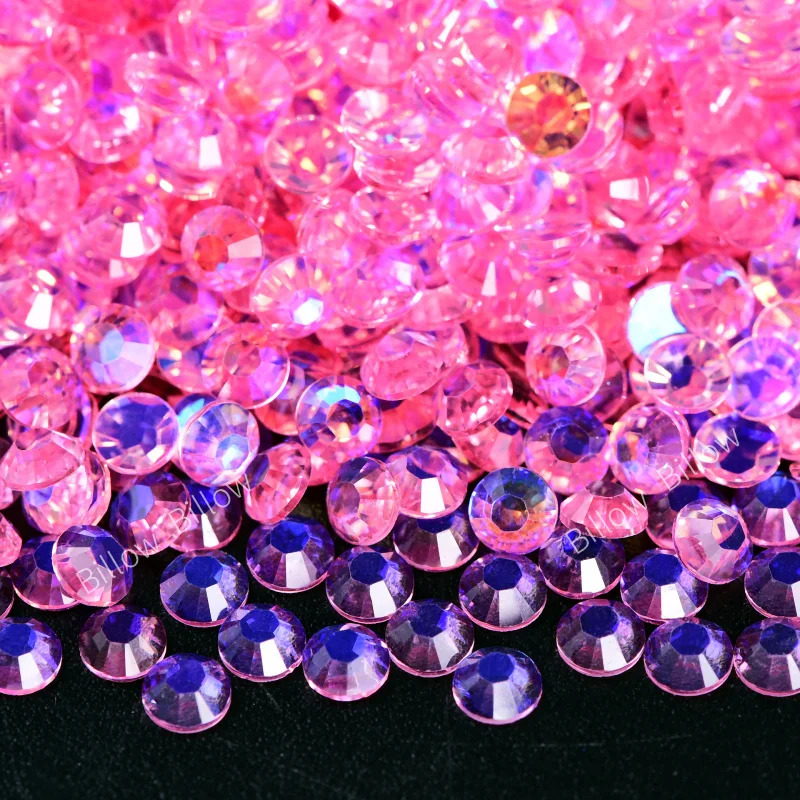 Wholesale Glitter Non Hotfix Rhinestones Bulk стразы Strass DIY Nails  Crystals Diamond 네일파츠 косметFor vestidos Nail Charms Dress