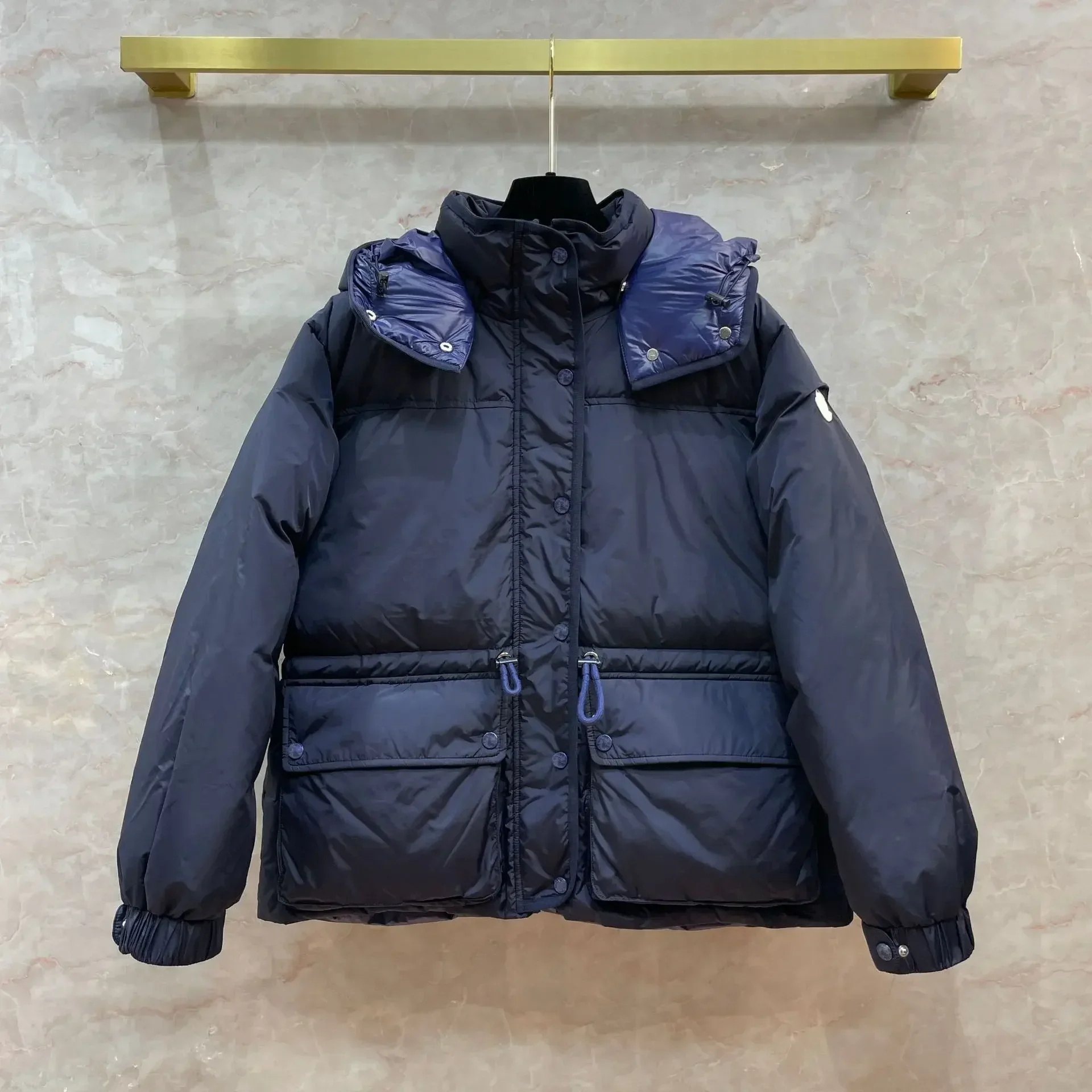 

2024 High-quality 90 White Duck Down Tibetan Blue Down Jacket with Hooded Bread for Men and Women Down Jacket Women Coats