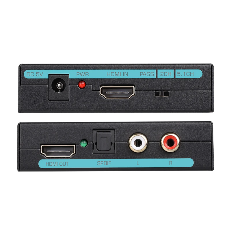 HDMI  , HDMI 2.0 4K/60Hz TO HDMI +  R/L  ,  Xbox360 PS5 pc 2ch/5.1ch  