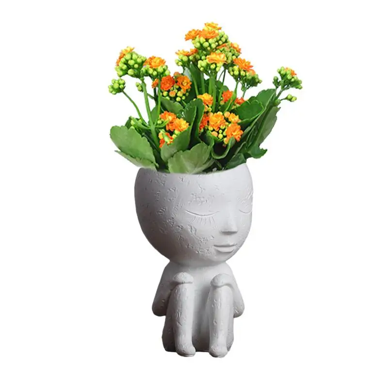 

Вертикальные горшки для цветов, многофункциональный горшок для лица, погодостойкий комнатный уличный цветочный горшок для орхидеи с алоэ, Маргаритка
