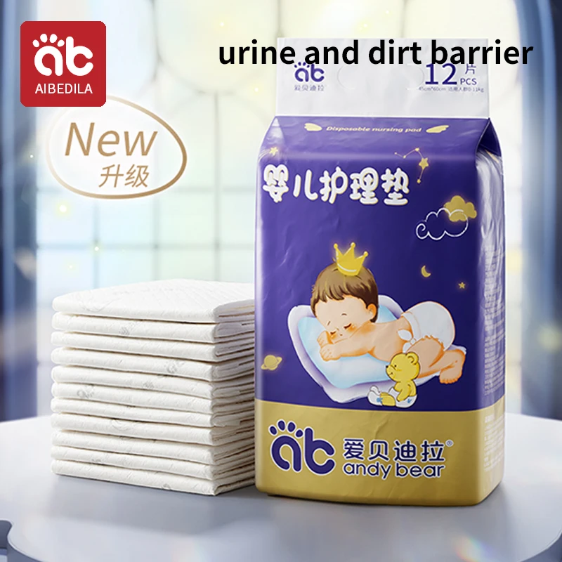 AIBEDILA Baby Care Pad Baby Disposable Diaper Waterproof Newborn Diaper Mattress Disposable Changing Pad For Children