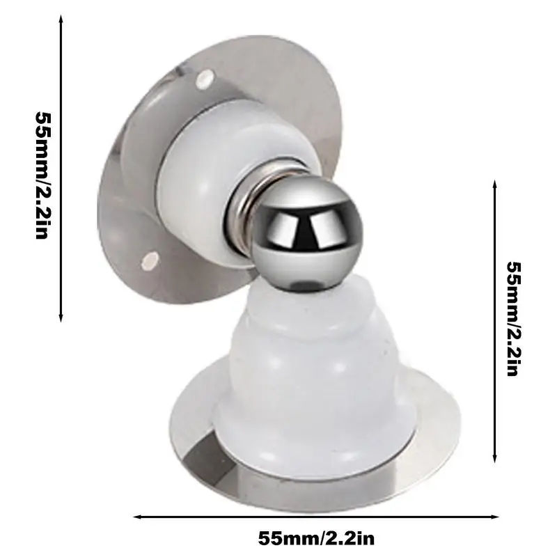 Magnetic Door Stopper Damage-Free House Door Stopper Heavy Duty Catch Holder Ultra-Short Magnetic Stop For Various