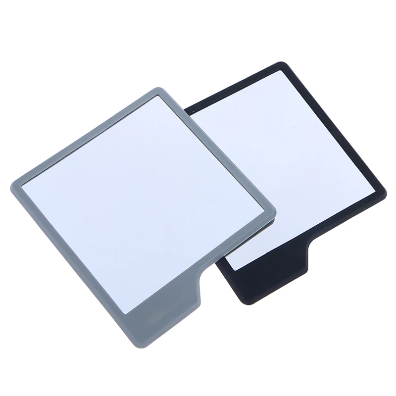 Fashion Silicone Mirror Self Grips Mirror Shatterproof Shaving Makeup Shower Silicone Travel Washroom