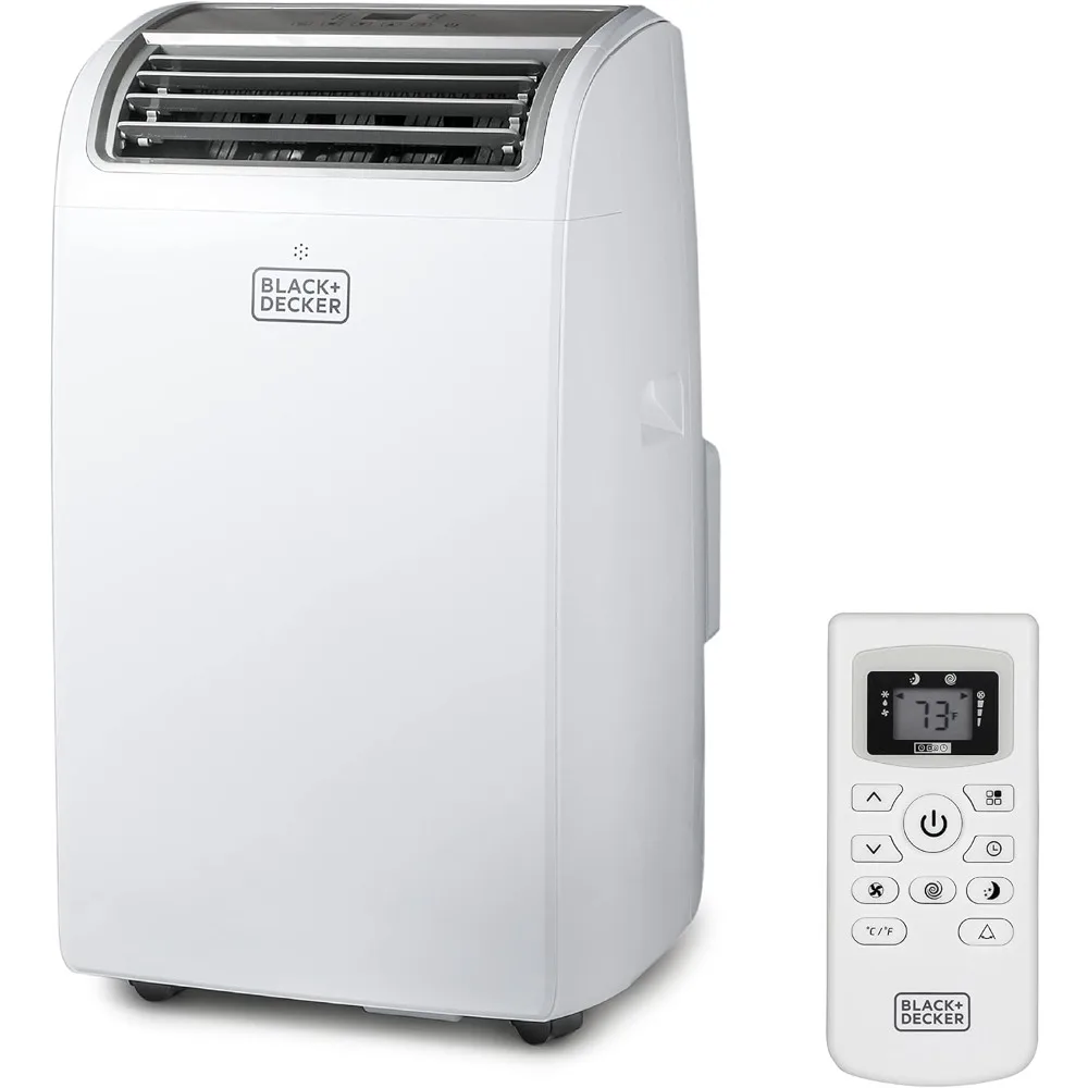 

BLACK+DECKER 12,000 BTU Portable Air Conditioner up to 550 Sq. with Remote Control, White