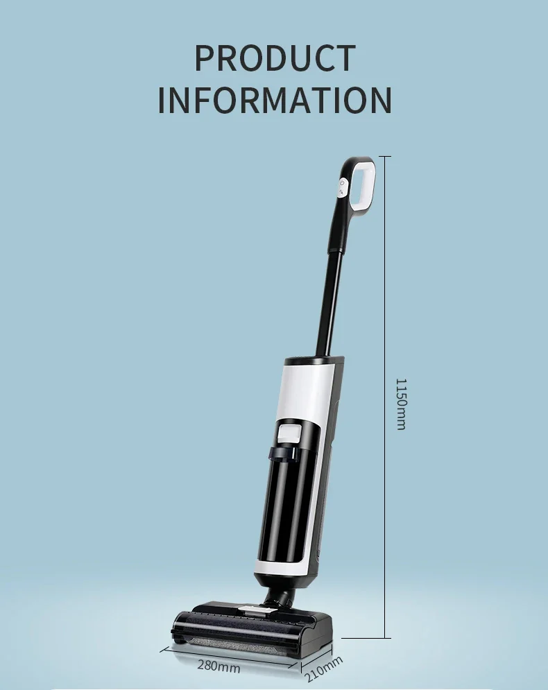 최신형 리트록스 I7pro 무선 습식 건식 진공청소기, 건식 및 습식 물걸레 청소 기능