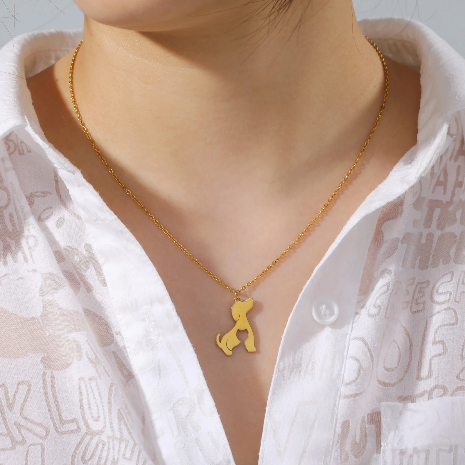 Cat Dog Necklace