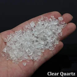 Natural Stone Gemstones for Reiki Healing and Aquarium Decor (Clear Quartz)