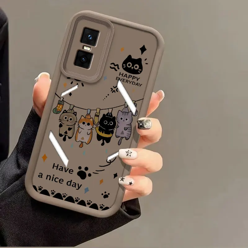 Cartoon Cat Soft Silicone Shockproof Protective Case