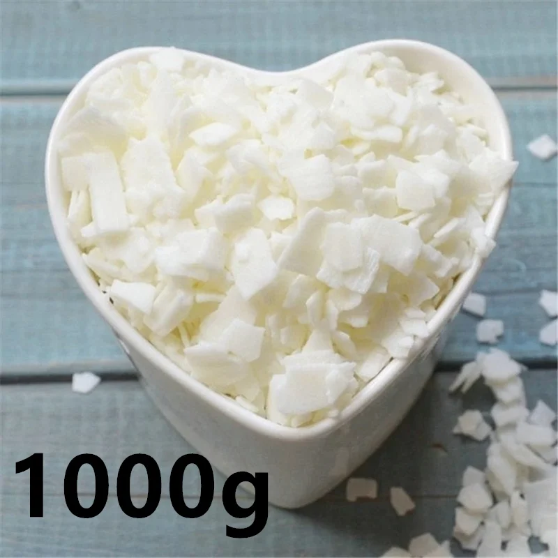1KG Natural Soy Wax Flake Scented Candle Raw Material 100% Additive-free DIY Smokeless Candle Making Supplies