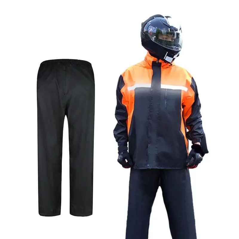 

Men Motorcycle Raincoat Motorbike Rain Suit Reflective Jacket Waterproof Winter Work Pants Set Rainstorm Prevention Jacket Pants