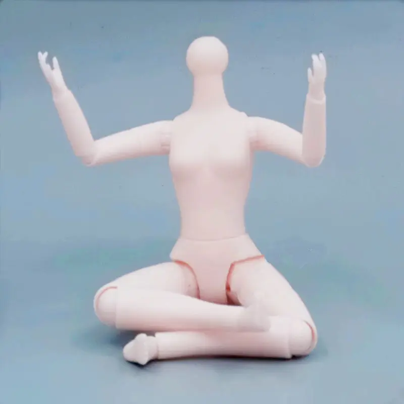 26cm Doll 18 Movable Joint Doll Body White Skin 1/7 Bjd Dress Up Toy Accessories for Girls 2