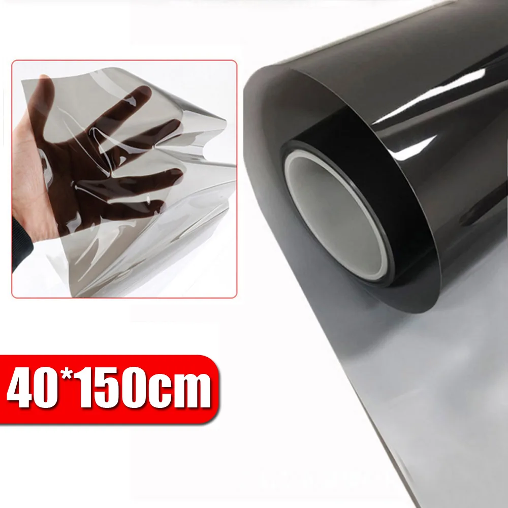 

40*150 см Автомобильная световая пленка автомобильная дымовая противотумансветильник фасветильник задний фонарь тонировка виниловая пленка листовая наклейка пленка для кузова автомобиля Стайлинг автомобиля