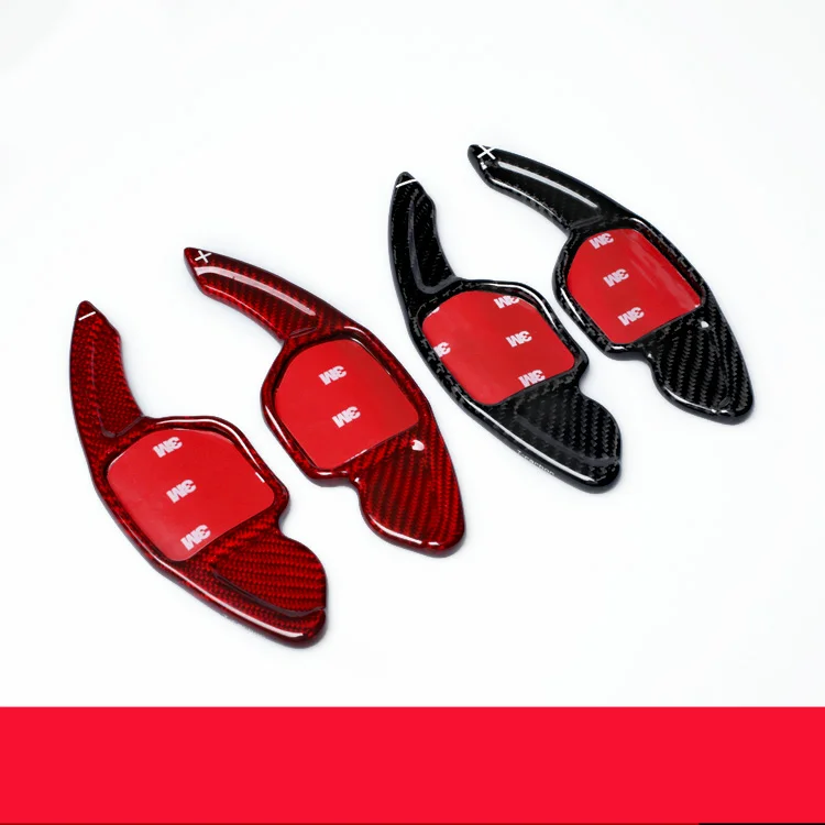 

Carbon fiber car steering wheel shift paddles for Audi A4L A5 Q5 A6L