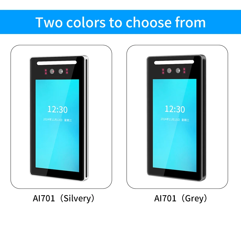 Asia Teco 7 inch 5000user Tuya APP TCP/IP WIFI Dynamic Face Recognition Access C