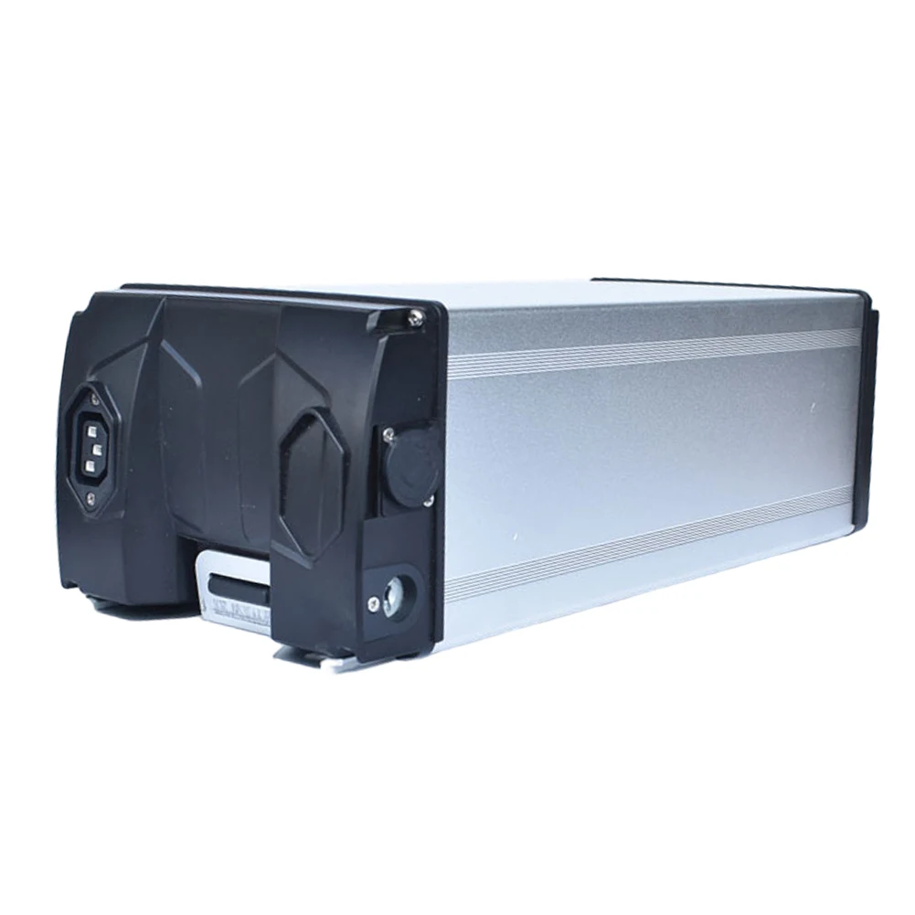 

1 шт. коробка для аккумулятора без батареи из алюминиевого сплава Пластиковая Серебристая Черная задняя Задняя аккумуляторная коробка для электрического велосипеда складной электровелосипед