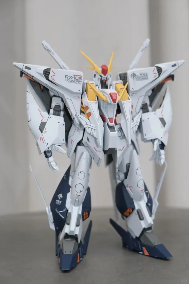 In Stock JUJIANG HG RX-105 XI 1/144 Assembly Model Kit Action