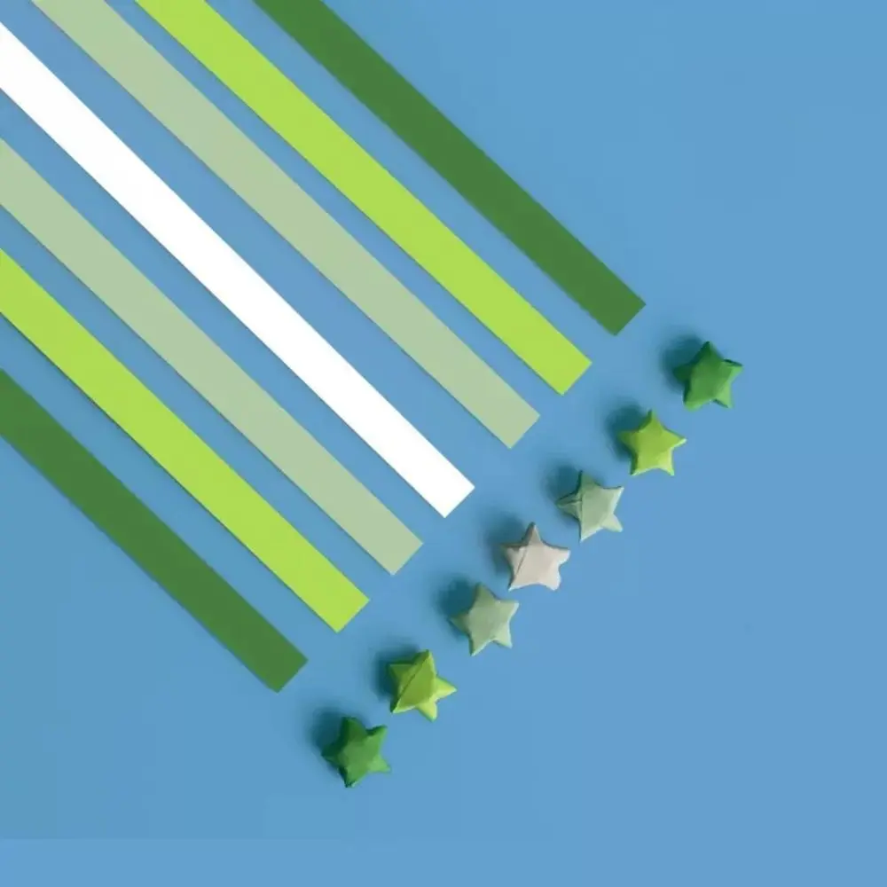 Origami Lucky Star Paper Strips for DIY Crafts and Arts - 540 Sheets