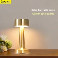 Retro Bar Table Lamp Lampara De Noche Dormitor Abajur Room Decor Decoration Chambre Desk Bedroom Coffee Luces Led  Night Light 1