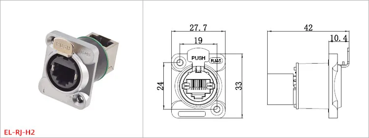 Description Picture 6 of itemCAT5e CAT6 Outdoor Waterproof RJ45 Connector 8 Pin Network LAN Ethernet Plug Splitter Transfer Head Socket Panel Signal Adapter