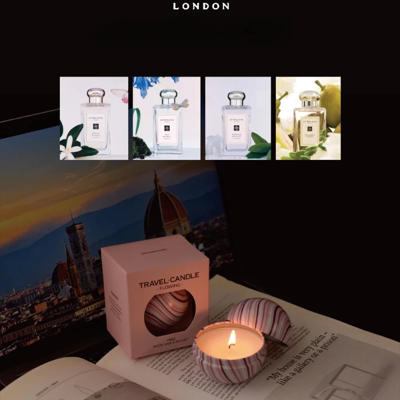 Soybean Wax Aromatherapy Candle for Home Decor