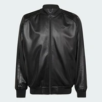 Adidas officiel véritable trois rayures hommes Faux cuir Sport chaud veste ample JC8220 3