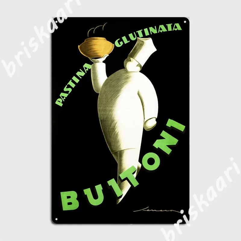 Buitoni Pasta Poster Targa In Metallo Decorazione Wall Cave Club Bar Wall Decor Tin Sign Poster