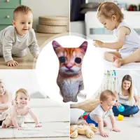 21cm Cute El Gato Cat Plush Toys Wowwow Cat Dolls Plushies Simulation Stuffed Animals Birthday Holiday Gift Kids Collectible Toy 5
